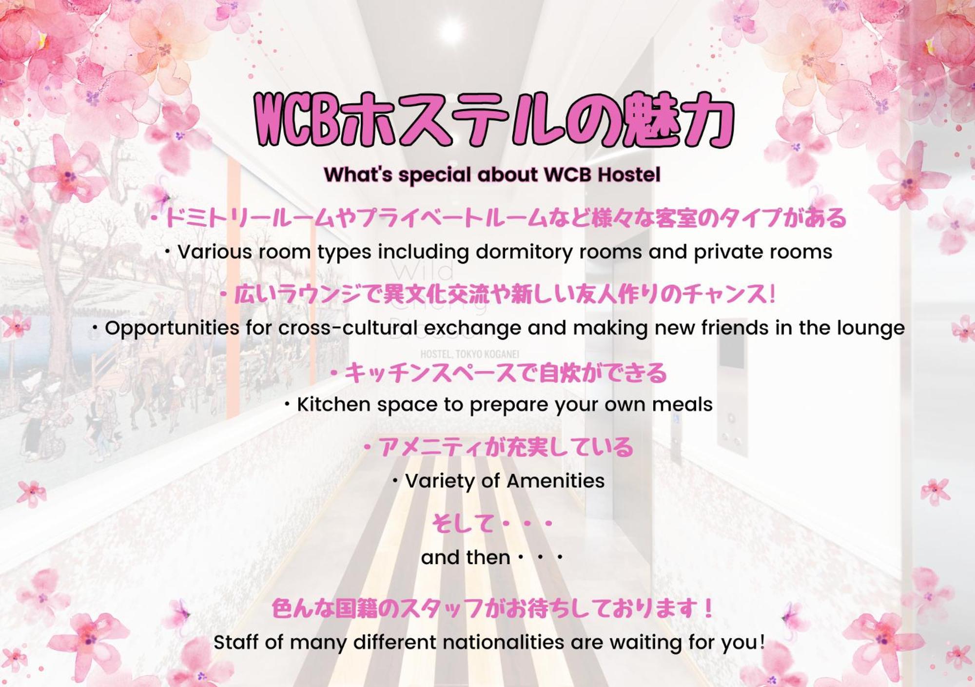 Wild Cherry Blossom-Hostel,Tokyo Koganei- Eksteriør bilde